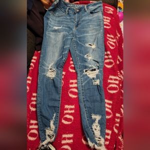 Preowned American eagle hi rise jeggings size 10 regular